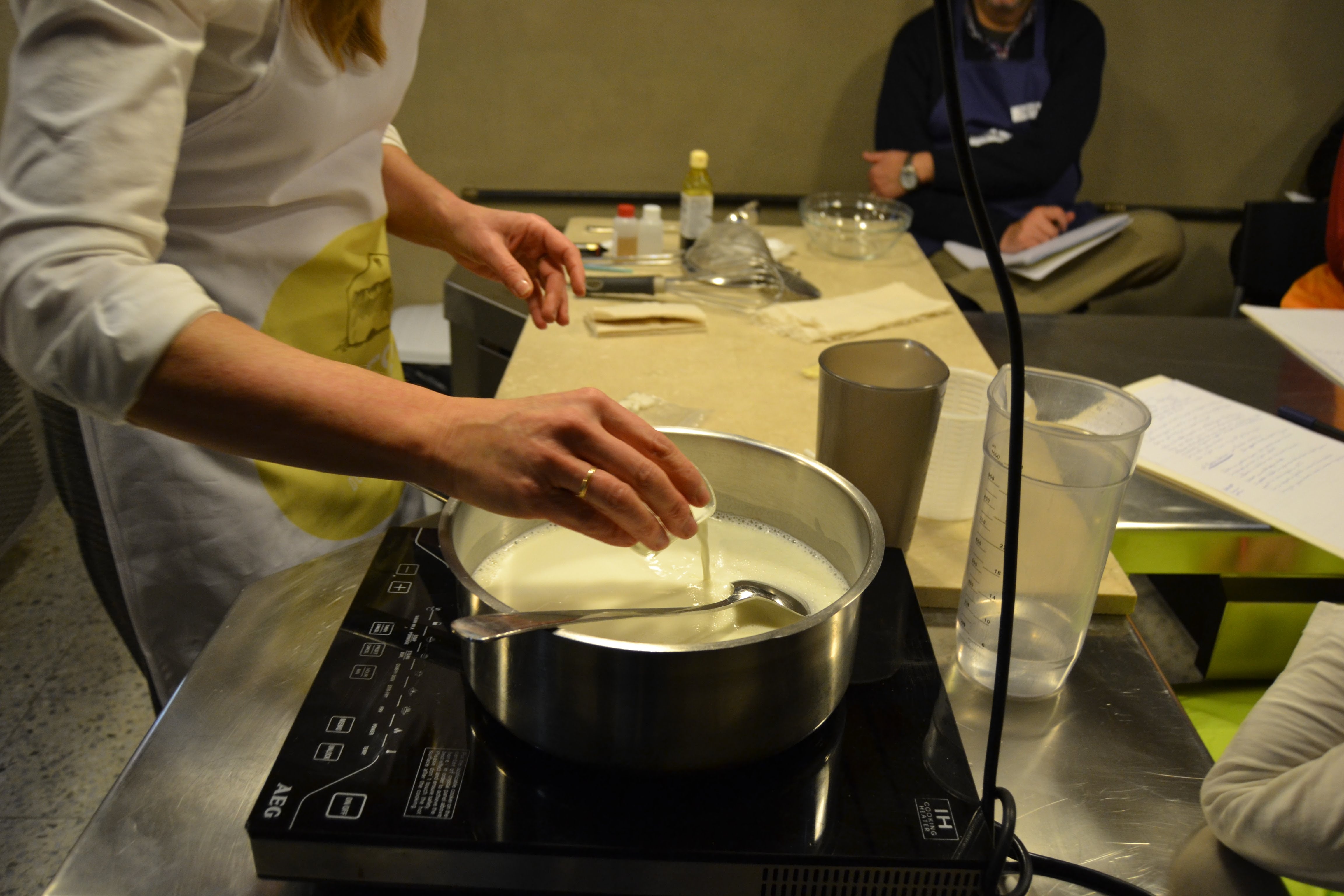Elaboración de queso casero y material quesero en 1990