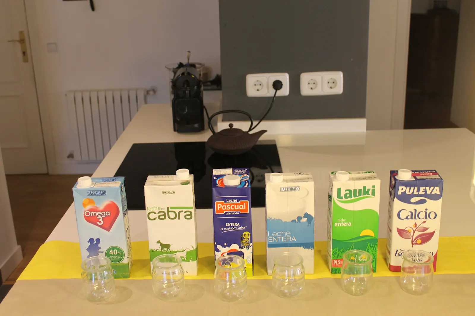 Lectura de etiquetas de leche para quesería