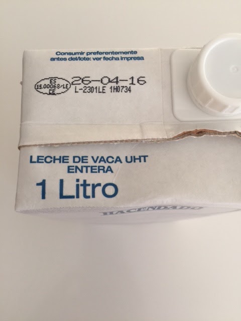 Leche de brik UHT de larga duración