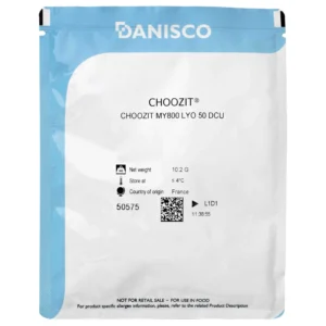 Fermento termófilo de alta viscosidad Danisco Choozit MY 800 LYO 50 DCU para yogur y quesos cremosos.