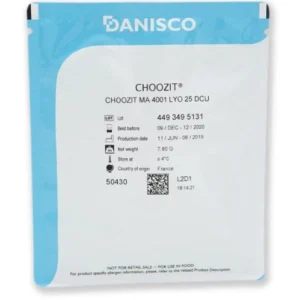 Fermento premium Danisco Choozit MA 4001 LYO 25 DCU para quesos de autor.